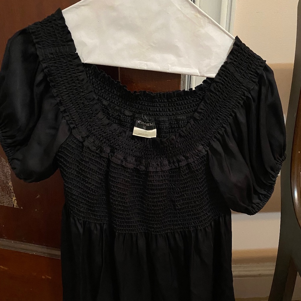 Vintage Chanel Black Top